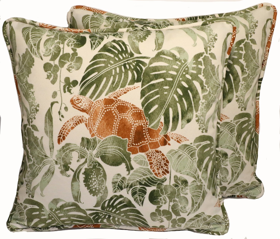 Set of 2 18 Tommy Bahama Outdoor Pillow Covers, Tommy Bahama Outdoor