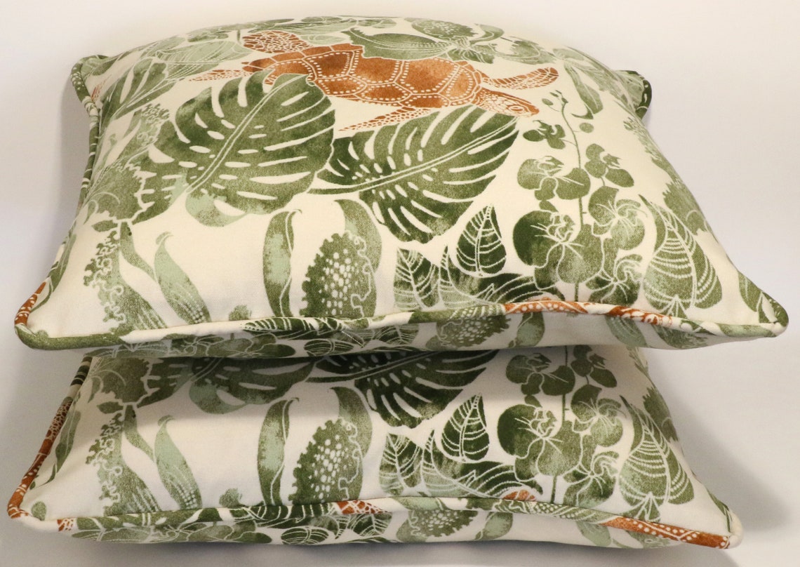 Set of 2 18 Tommy Bahama Outdoor Pillow Covers Tommy Etsy