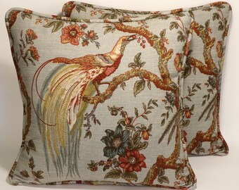 pheasant throw pillows