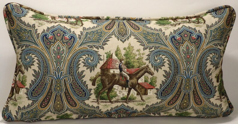 equestrian throw pillows