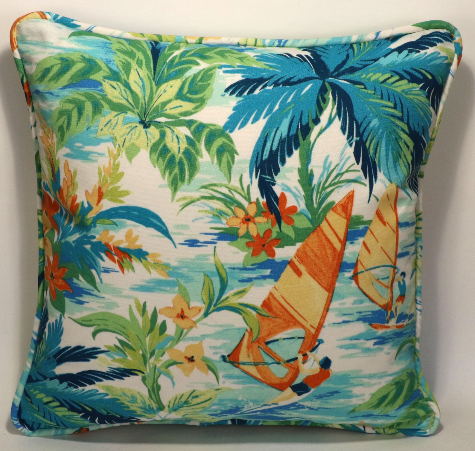 Set of 2 18 Tommy Bahama Outdoor Throw Pillows Tropical Etsy