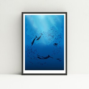 Somehow We Are All Connected // Art print // Poster // Wall print