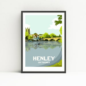 Henley print, Henley-on-Thames, Regatta print