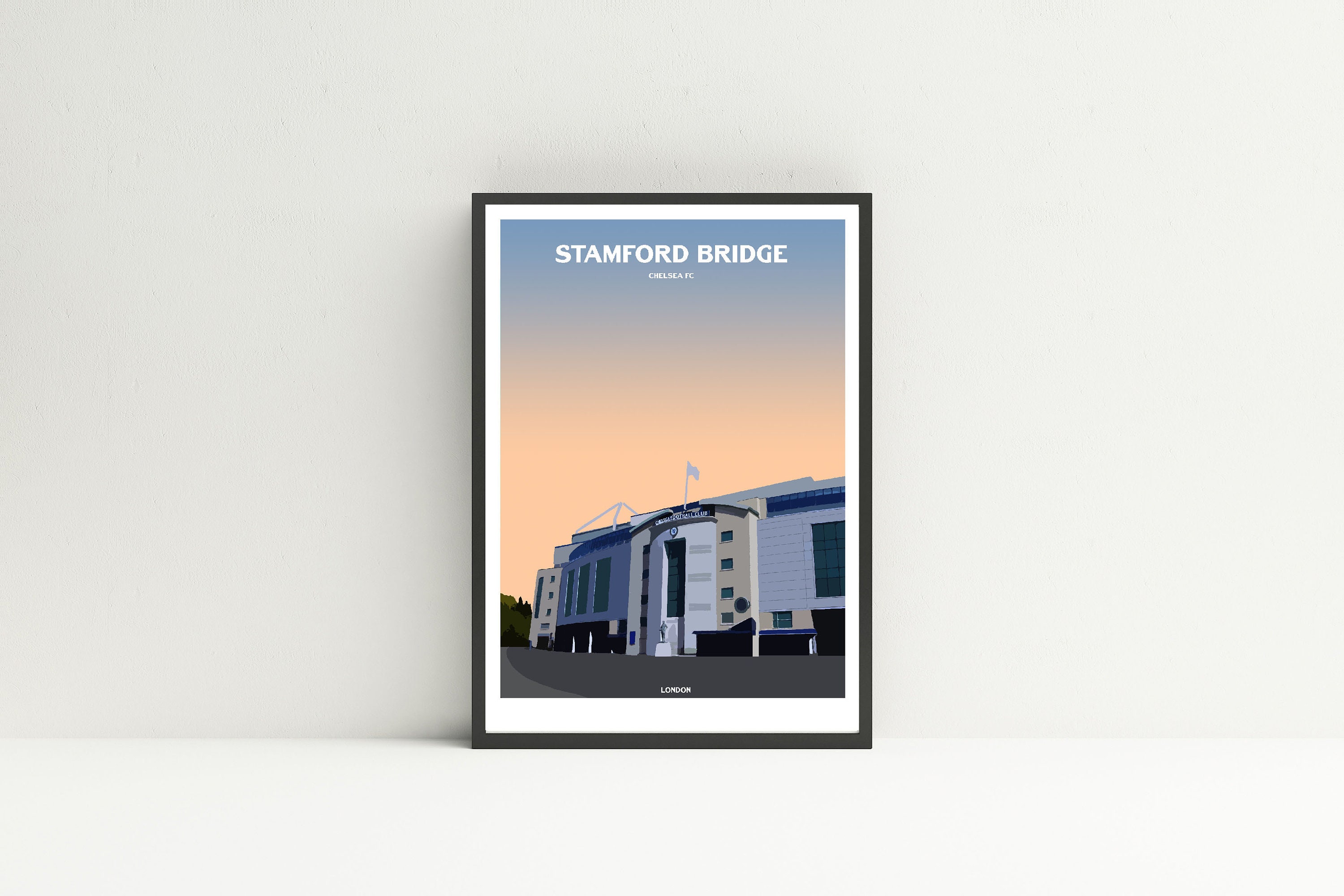 Chelsea FC Art Print Nutty CFC the Blues Stamford 