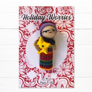 Worry Dolls | Anxiety Relief | Stress Relief Gift | Stress Gift | Guatemalan Worry Doll | Valentines Day Gift | Valentines Day Anxiety Gift