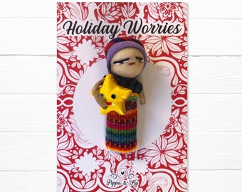Worry Dolls | Anxiety Relief | Stress Relief Gift | Stress Gift | Guatemalan Worry Doll | Valentines Day Gift | Valentines Day Anxiety Gift