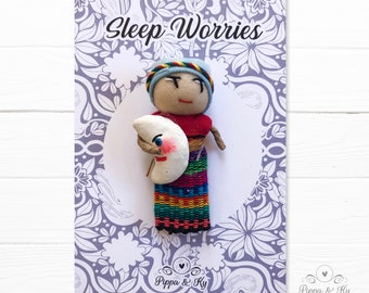 Muñecas de preocupación / Alivio de la ansiedad / Regalos de ansiedad / Muñeca de ansiedad / Alivio del sueño / Regalo de alivio del estrés / Regalo del mejor amigo / Ayuda para dormir guatemalteco
