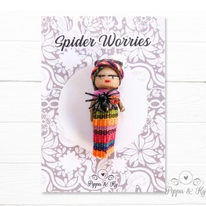 Guatemalan Worry  Doll | Anxiety Relief Gift | Stress Relief Gift | Best Friend Gift | Spider Anxiety Gift | Arachnophobia Gift | Spiders
