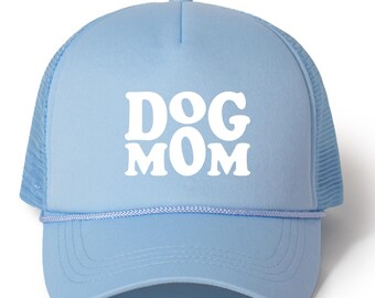 Dog Mom Trucker Hat – Motivational Gift for Women, Funny Inspirational Hat, Strong Women Accessory, Unique Gift, Dog Parent Gift, Dog Hat