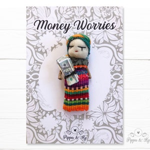 Worry Dolls | Anxiety Relief Gift | Stress Relief Gift | Handmade From Guatemala | Money Worries Gift | Money Anxiety | Money Stress Gift