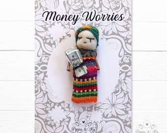 Worry Dolls | Anxiety Relief Gift | Stress Relief Gift | Handmade From Guatemala | Money Worries Gift | Money Anxiety | Money Stress Gift