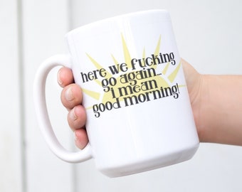 Hier gaan we weer koffiemok