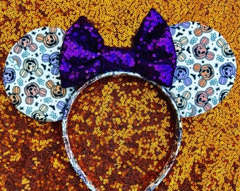 Pumpkin Print mouse ears