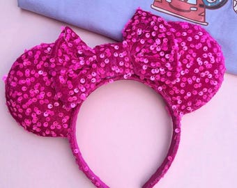 Magenta Magic mouse ears