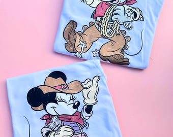 Cowboy & Cowgirl Mouse T-Shirt