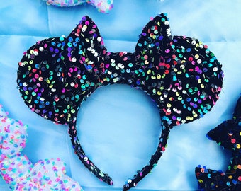 Reverse Confetti Mouse Ears