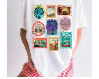 Theme Park Stamps T-shirt