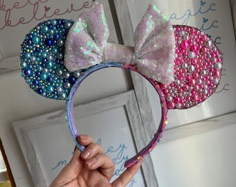 Deluxe Pink and Blue Mouse Ears