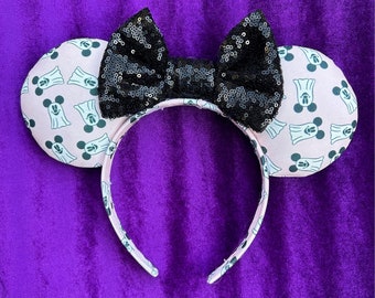 Pink Ghost Mouse Ears