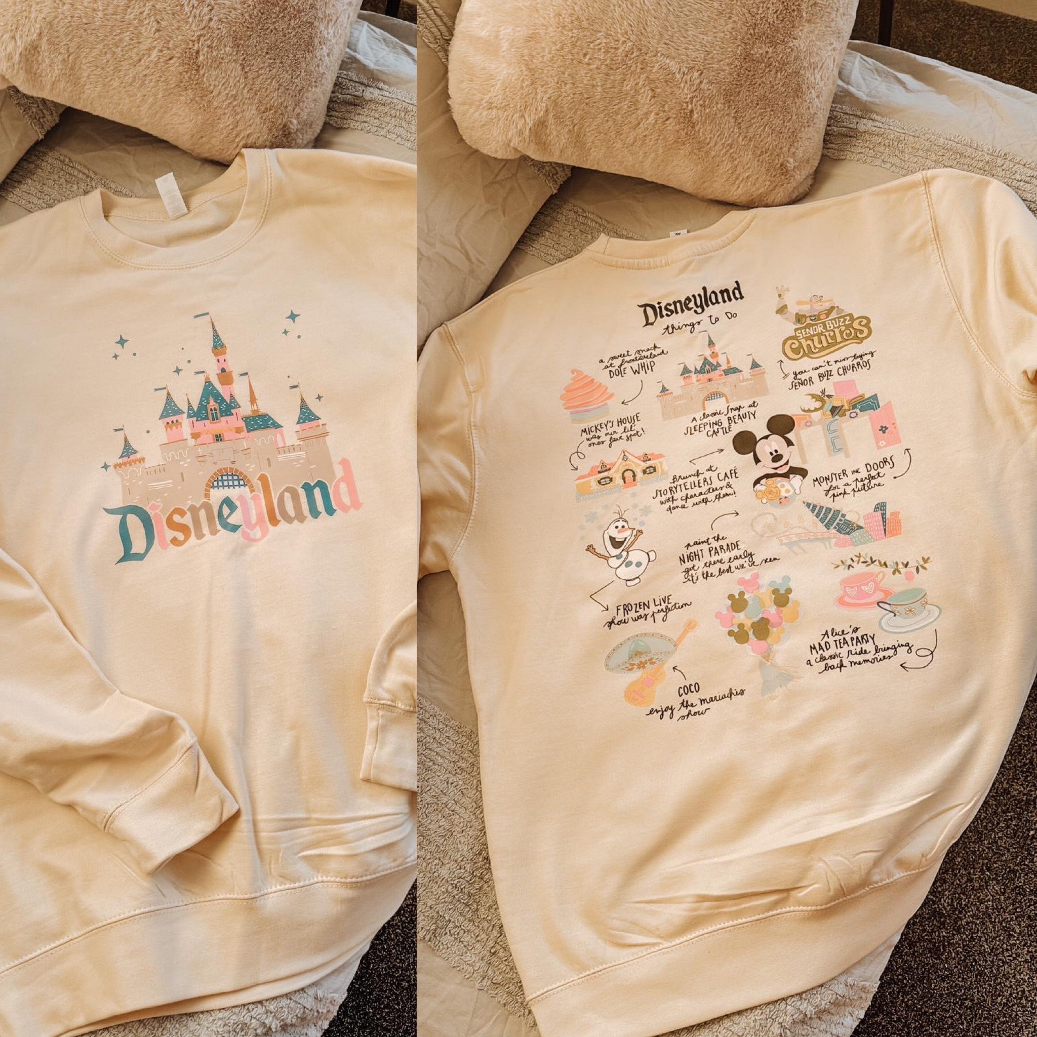 Disneyland sweatshirt rose gold online