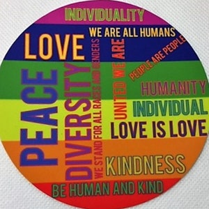 Diversity Sticker,Be Kind Sticker,Gay Pride Sticker, Trans Sticker, Gay Flag Sticker, Queer Sticker, Gay Pride, Gay Sticker, LGBTQ sticker