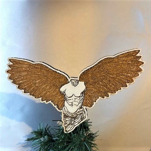 Male Angel Tree Topper Etsy