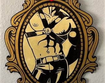 Gay Leather Art, Male Bondage Art, Muscled Male Art, Male Art, Custom Gay Male Art, Original Gay Art, Leatherman Art, Gay Male Art, Gay Art
