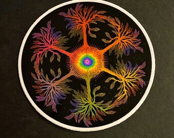 Mandala Pride Sticker, Rainbow Sticker ,Gay Pride Sticker, Mandala Tree Sticker, Queer Sticker, Gay Pride, Gay Sticker, LGBTQ sticker, Pride