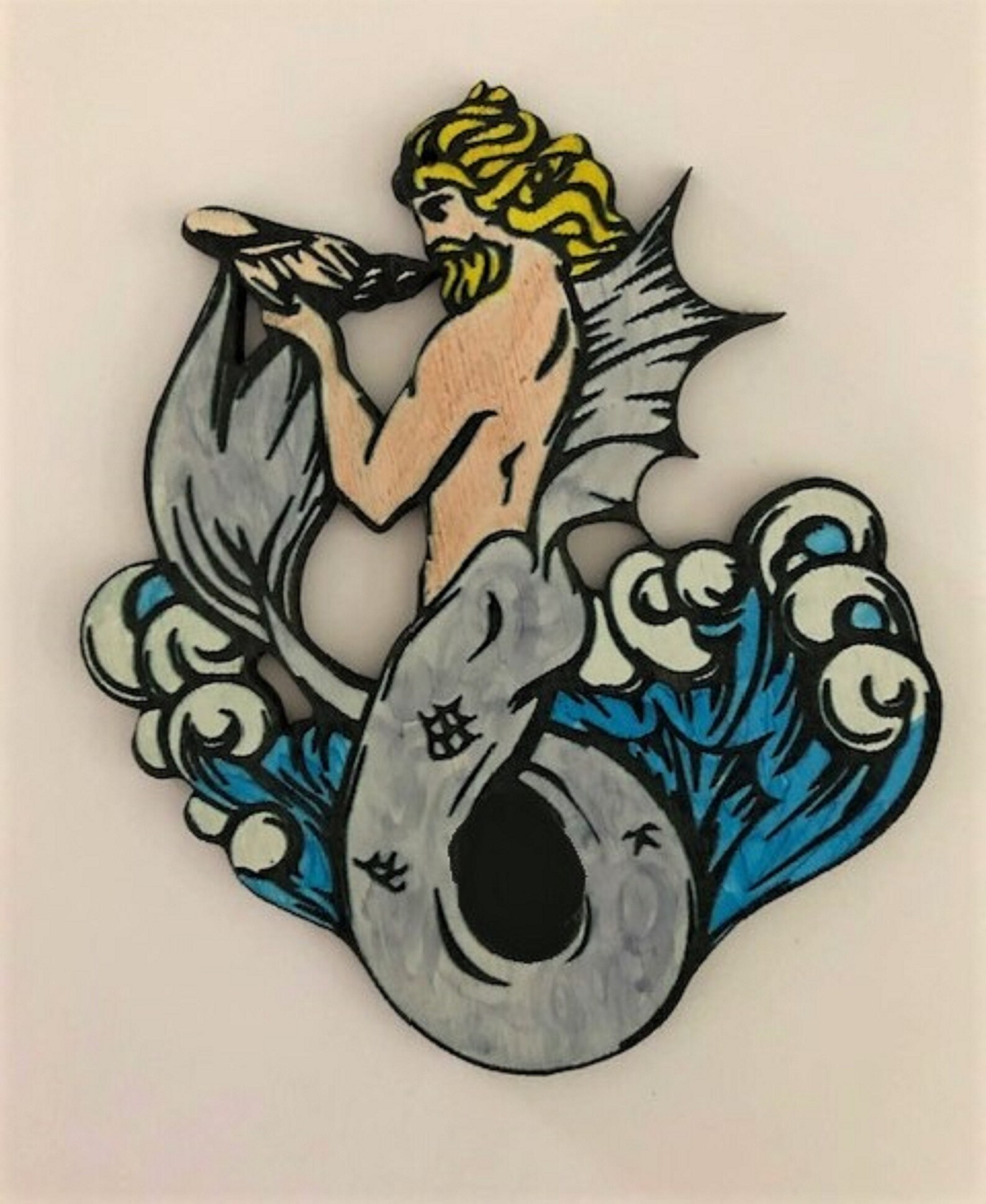 Merman Tree Display Merman Tree Topper, Male Mermaid Tree Topper, Merman Christmas Ornament ...