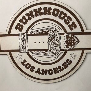 Vintage Style Gay Bunkhouse Sign: Los Angeles Bar Art