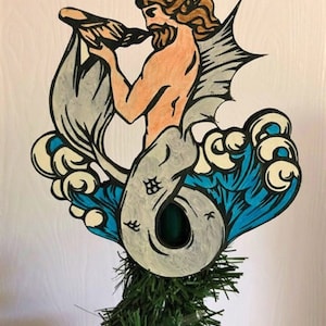 Merman christmas bear