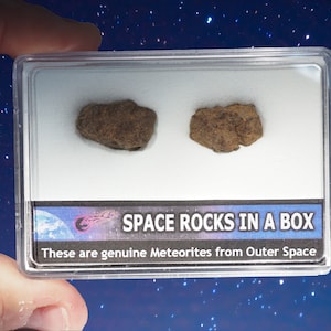 Space Rocks in a Box! Genuine Meteorites From Outer Space! - Etsy