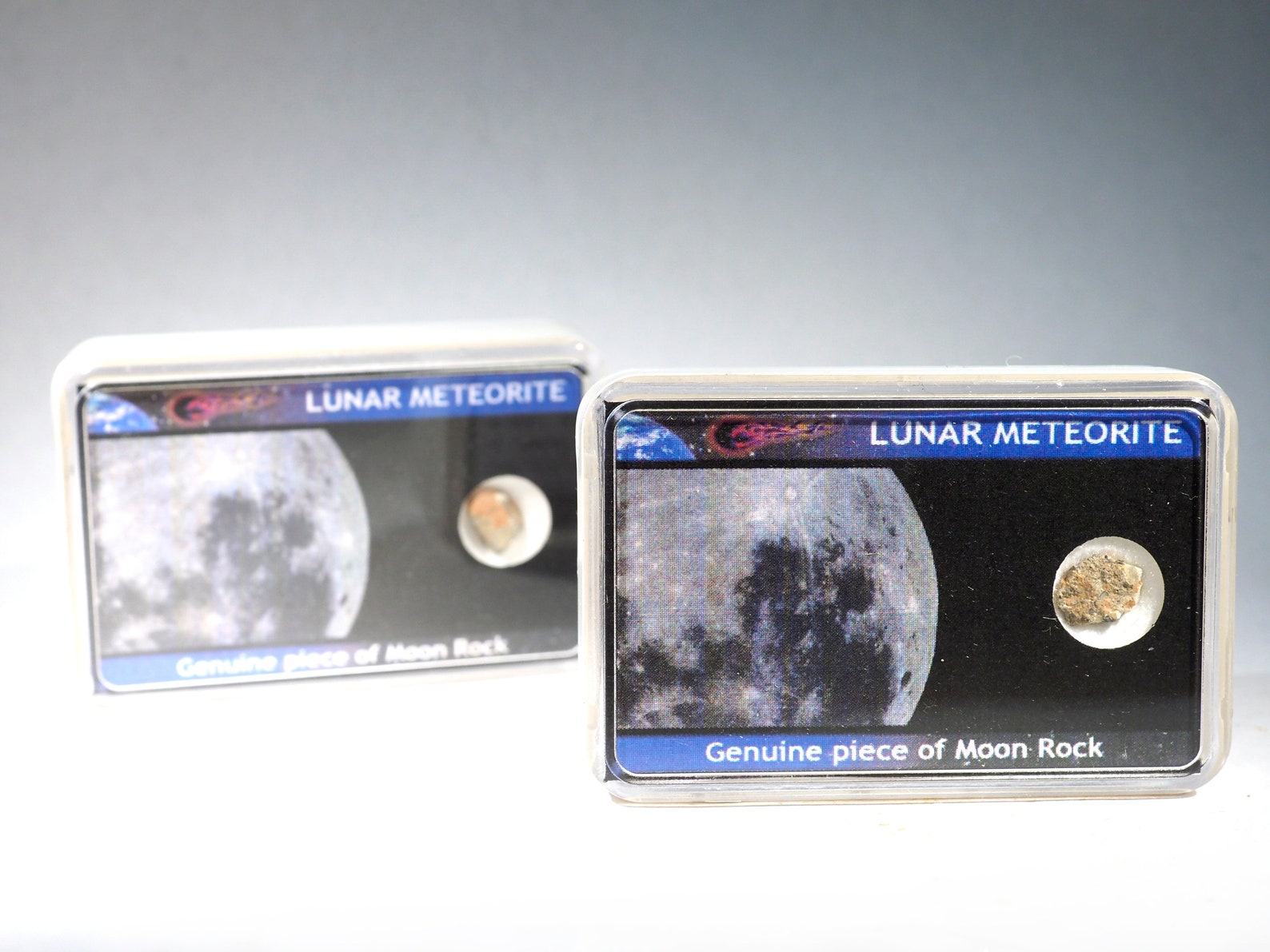 Genuine Moon Rocks Genuine Moon Rock Fragment of a Lunar Meteorite in a Display - Etsy UK