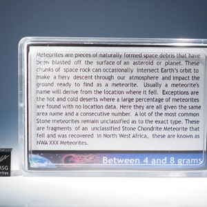 Space Rocks in a Box! Genuine Meteorites From Outer Space! - Etsy