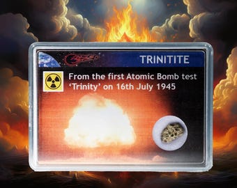 Trinitite - Impact Glass from the Trinity Nuclear Bomb Test (Small size)