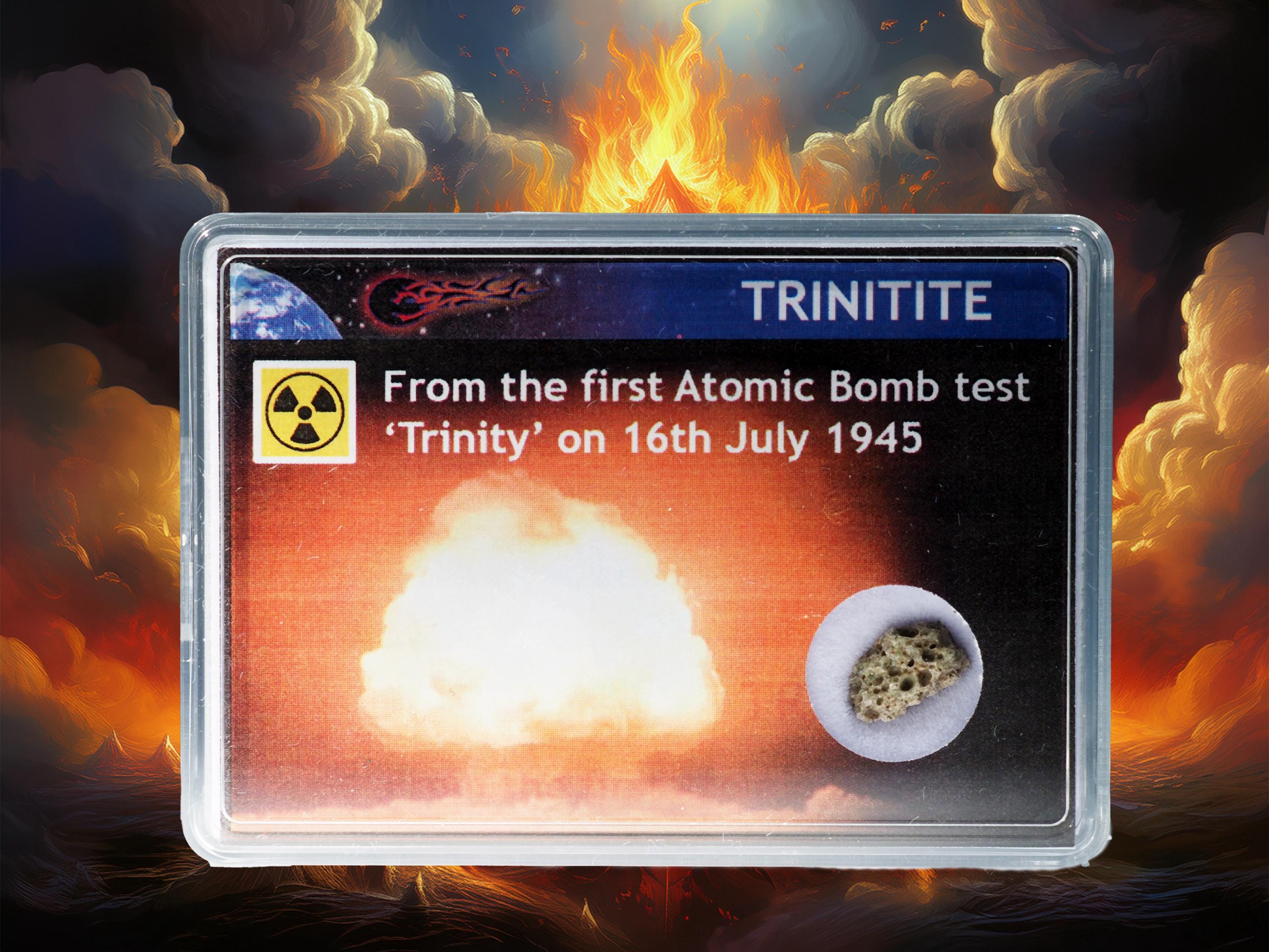 Trinitite - Impact Glass From the Trinity Nuclear Test (small Size) - Etsy, image size:3000x2250