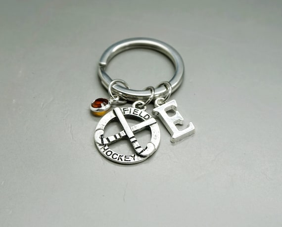 Hockey Player Keyring Key Ring Sport Lovers Gift Souvenir