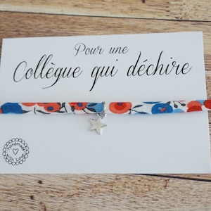 liberty colleague bracelet that rocks - personalized bracelet - colleague gift - super girlfriend - golden friend - coworker