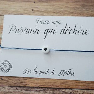 Braccialetto del Padrino che spacca - regalo del padrino - Super padrino - biglietto di auguri di compleanno personalizzato per papà, nonno, padrino, zio