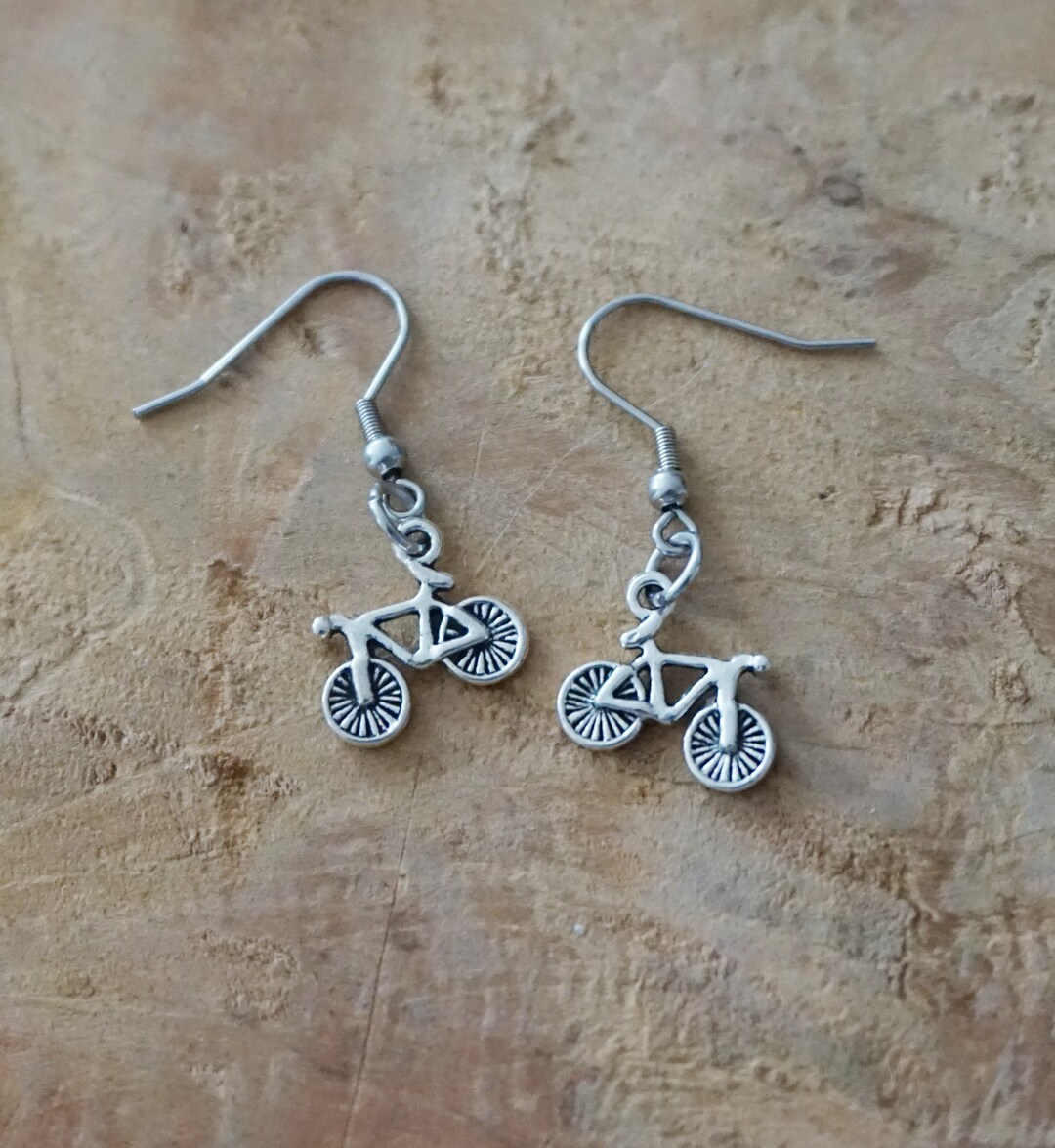Bike Earrings Bicycle Earrings Bicycle Earring Bicycle MTB Cyclist