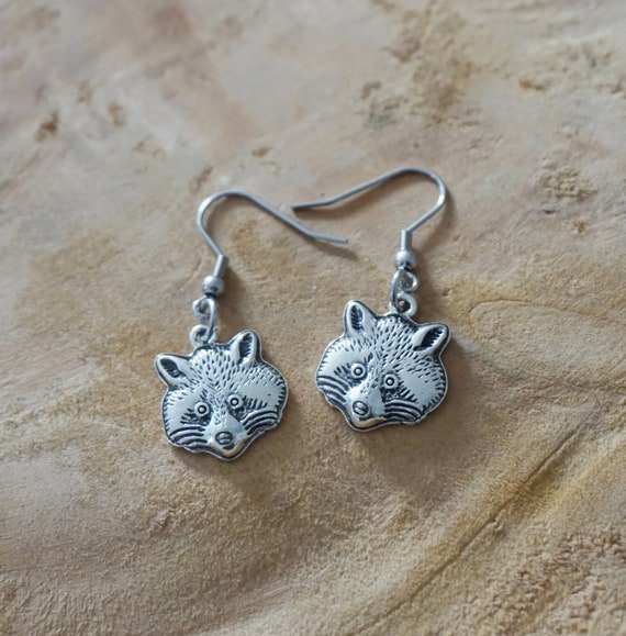 Red panda earrings deals