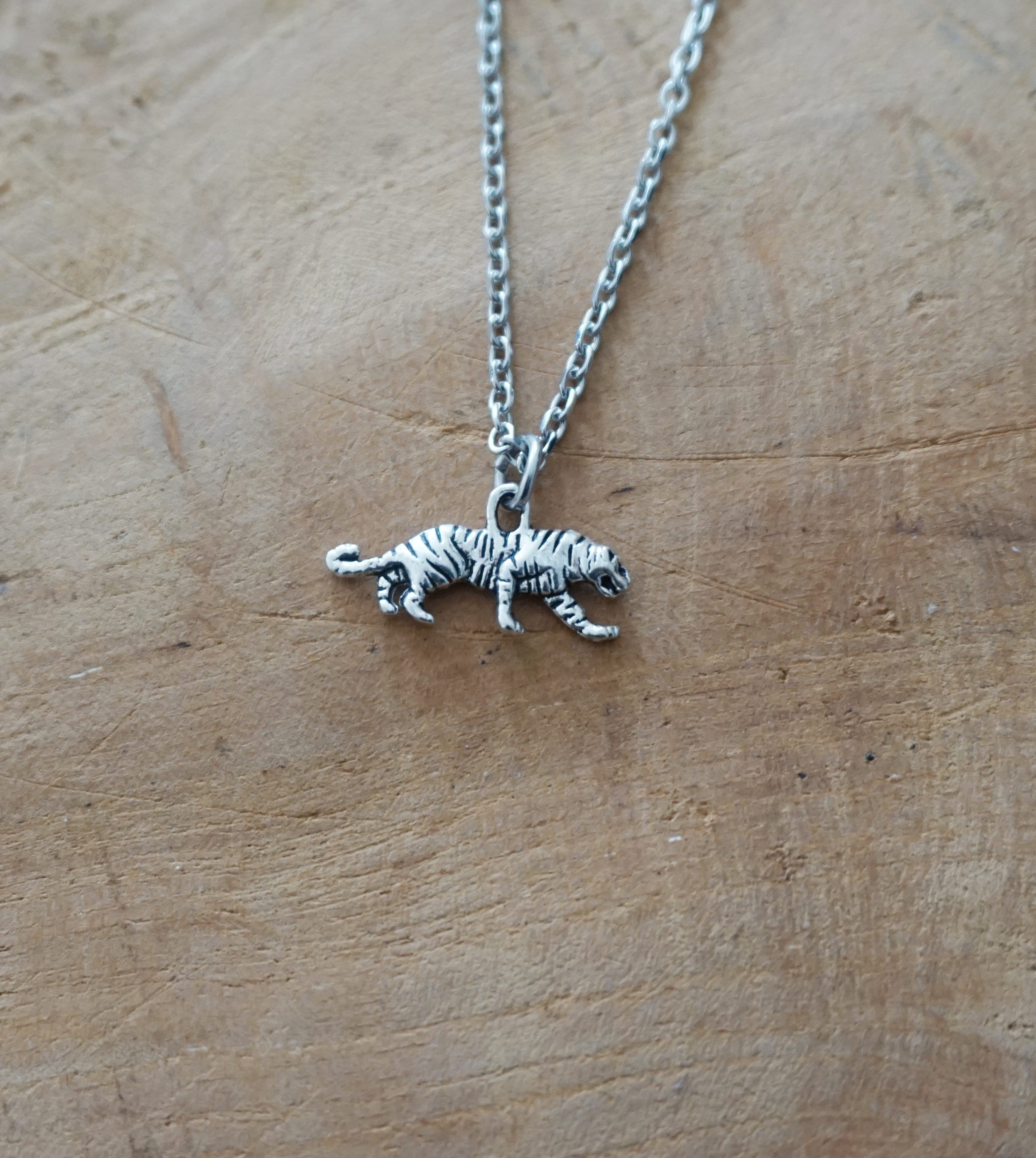 Collier griffe de lynx en argent sterling, bijoux animaux faits main, pendentif chat sauvage - France