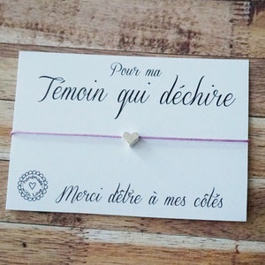 Bracciale personalizzato - Bracciale testimone - Bracciale nuziale - Regalo testimone di nozze - Regalo damigella d'onore