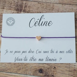 Willst du meine Brautjungfer sein? - Hochzeitsarmband - Trauzeugengeschenk - Trauzeugin, die rockt - personalisiertes Gastgeschenk