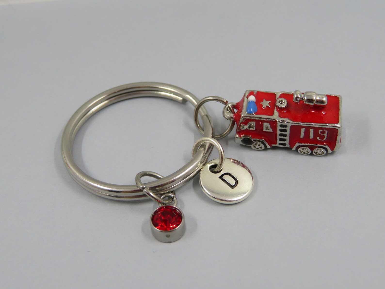 Fire truck keychain Fireman Gift fireman key door be Etsy