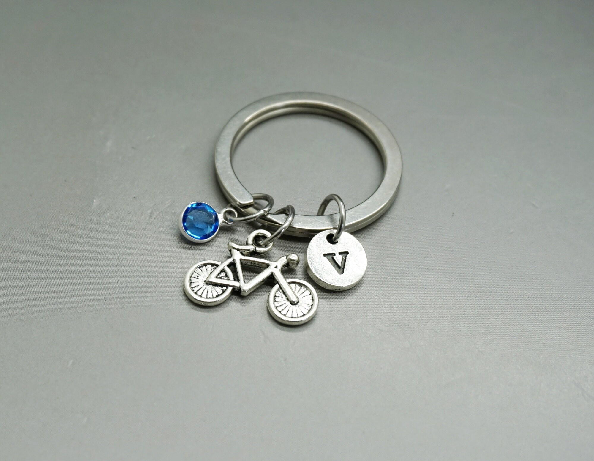 Bike keychain bicycle keyring cycling gift cyclist gift Etsy