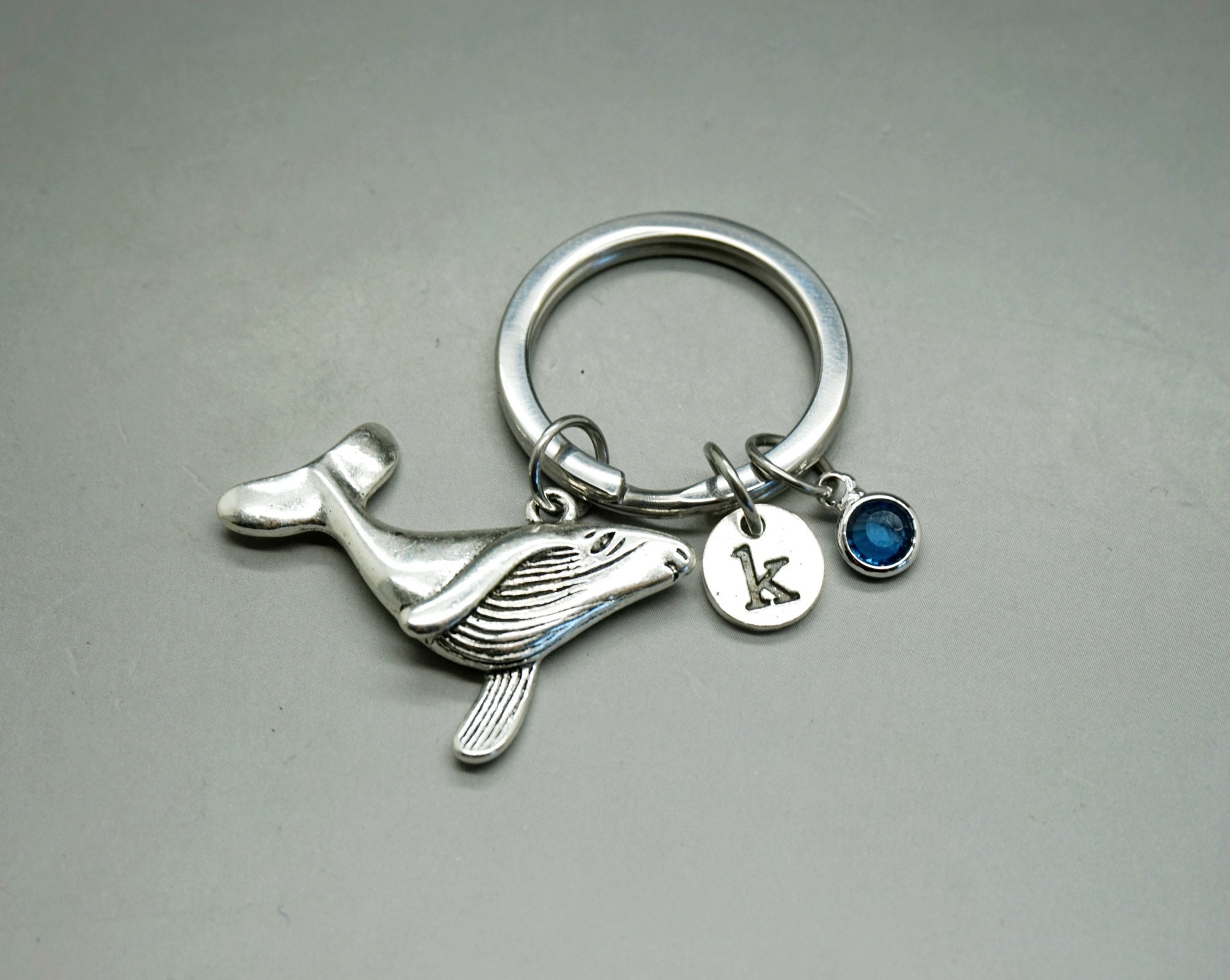 Whale keychain whale keyring whale gift custom keychain Etsy