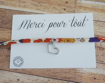 Bedankt armband - bedankt kaartje - bedankt voor alles kaartje - vriendschap - beste vriend(in) - geweldige vriendin - collega - vriend(in)