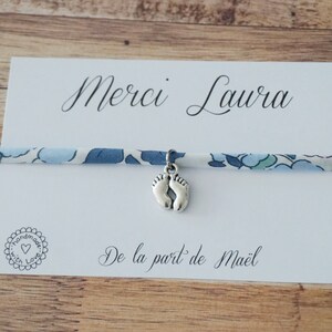 Braccialetto personalizzato "Grazie" + nome - Grazie per avermi aiutato a crescere - anno scolastico - regalo per insegnante, assistente all'insegnamento, tata, asilo nido, scuola materna
