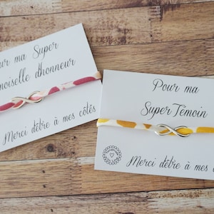 Pulsera de boda personalizada - Súper dama de honor - Súper testigo - Madre de la novia - Madre del novio - regalo para invitada de boda